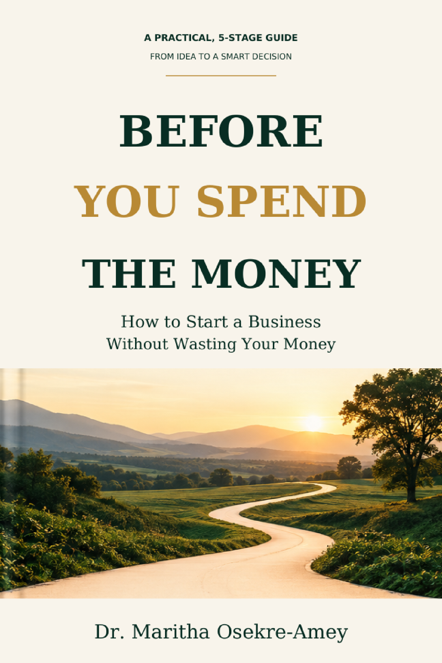 Approved front cover of Before You Spend the Money by Dr. Maritha Osekre-Amey
